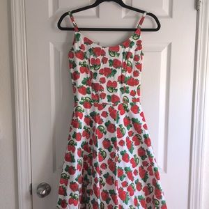 Tatyana strawberry print dress